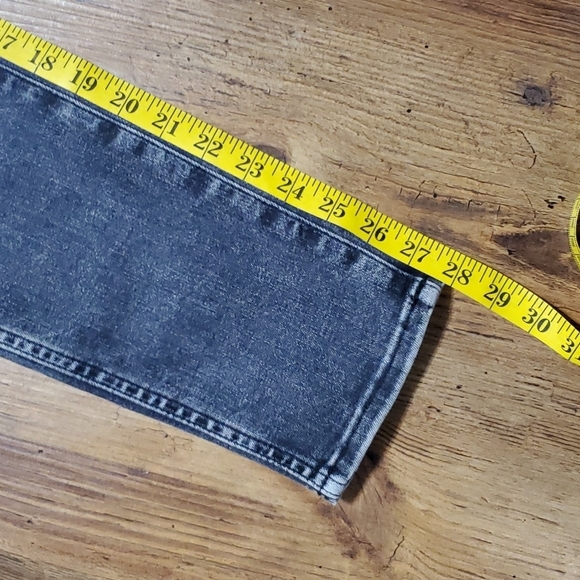 Madewell 10" high-rise skinny jeans grey wash like new - Picture 2 of 8